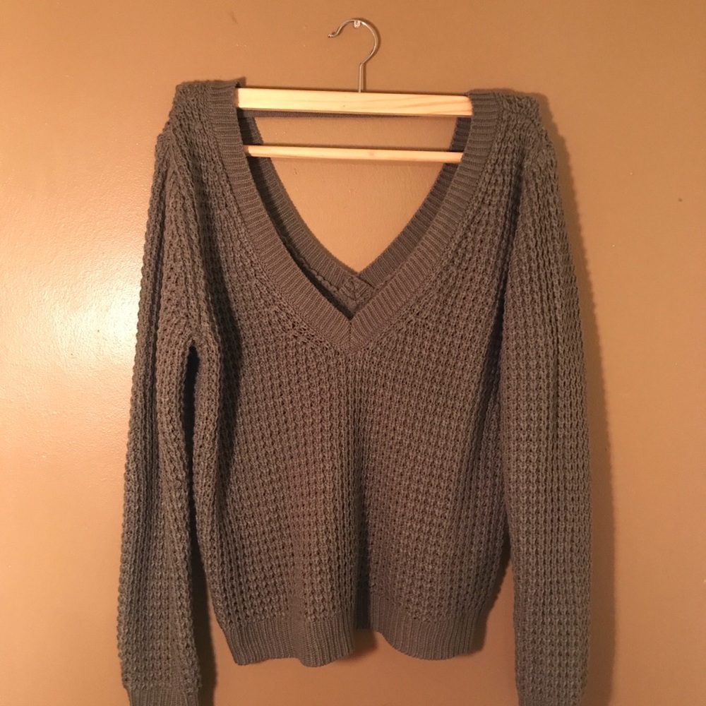 Oversized Dark Green Sweater